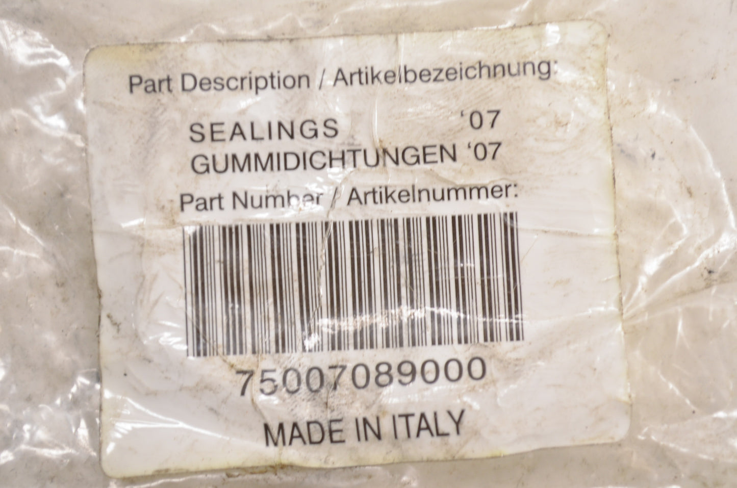 OEM KTM 75007089000 Sealings Kit NOS