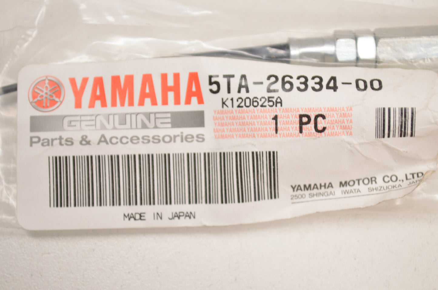 OEM Yamaha 5TA-26334-00-00 Starter Cable 2 NOS
