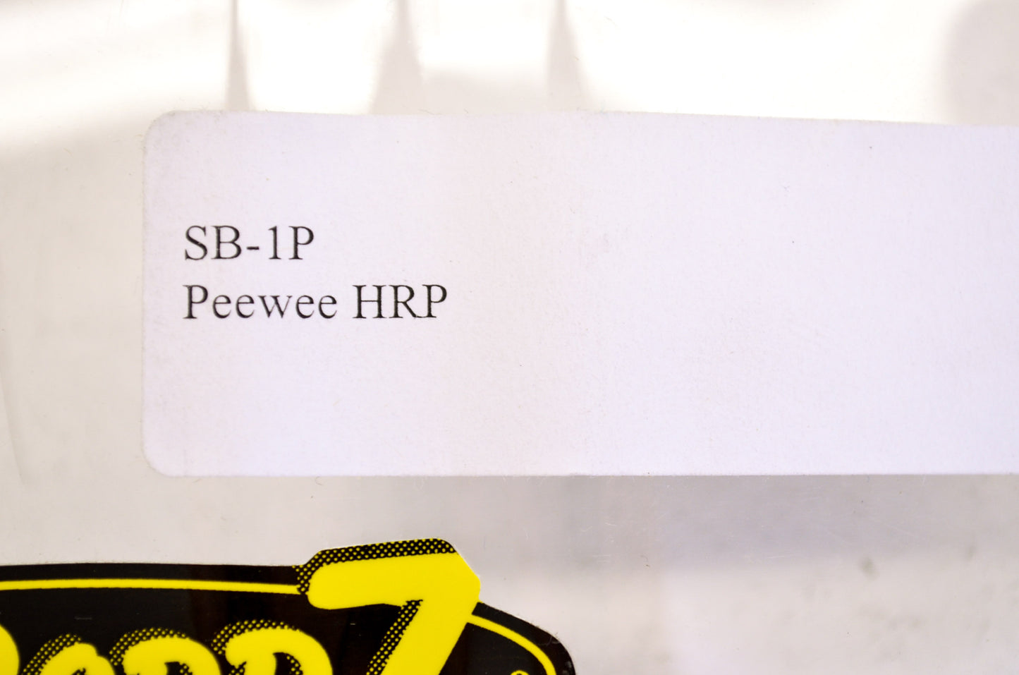 Skorbordz SB-1P Peewee HRP Clear ID Panel NOS