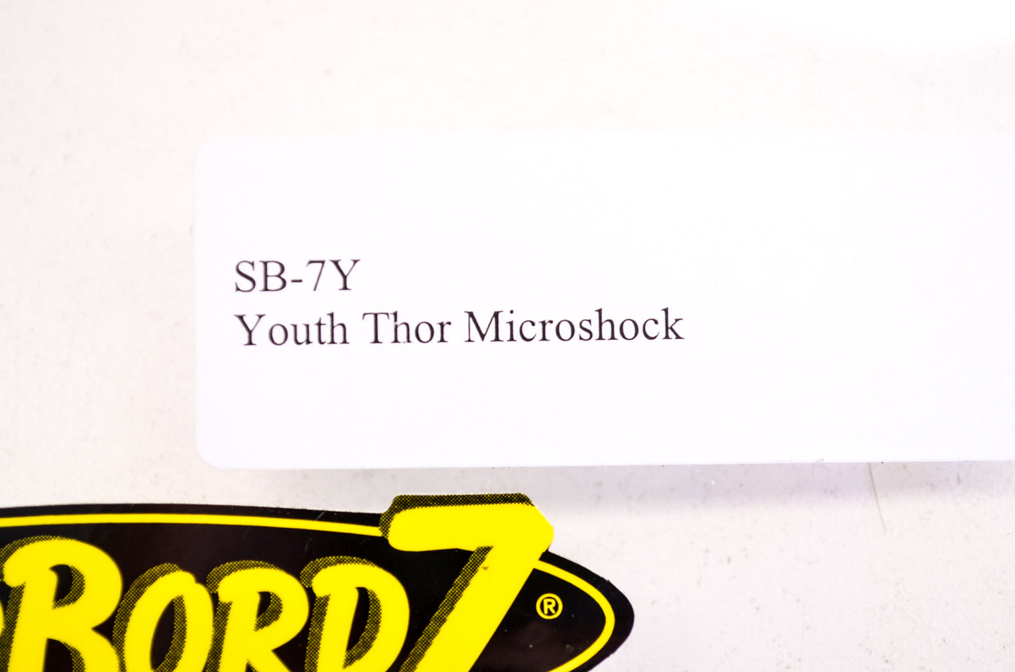 Skorbordz SB-7Y, 4638-00-00 Youth Thor Microshock Clear ID Panel NOS