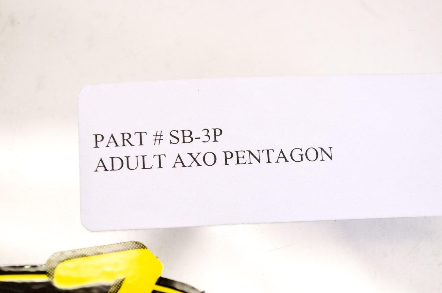 Adult AXO Pentagon Clear ID Panel Kit NOS