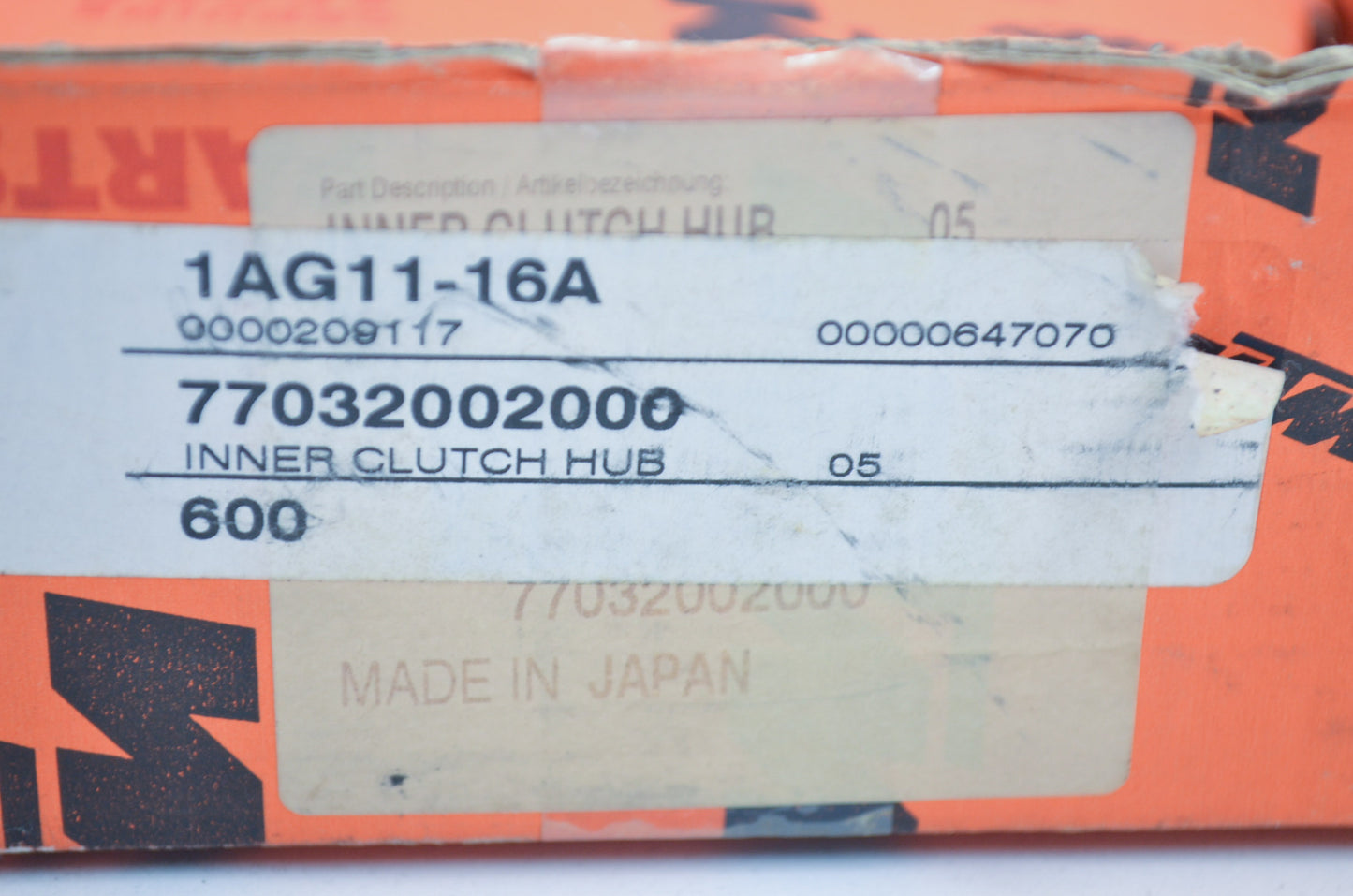 New OEM KTM Inner Clutch Hub NOS
