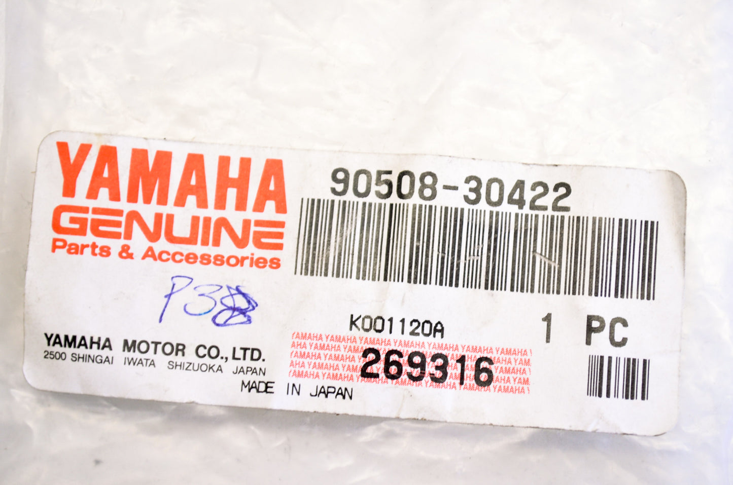 OEM Yamaha 90508-30422-00 Torsion Spring NOS