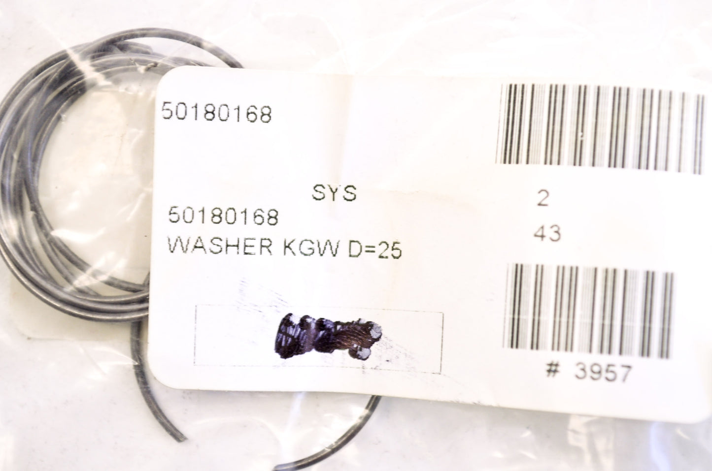 OEM KTM 50180168 Retainer Ring D25 Qty 2 NOS
