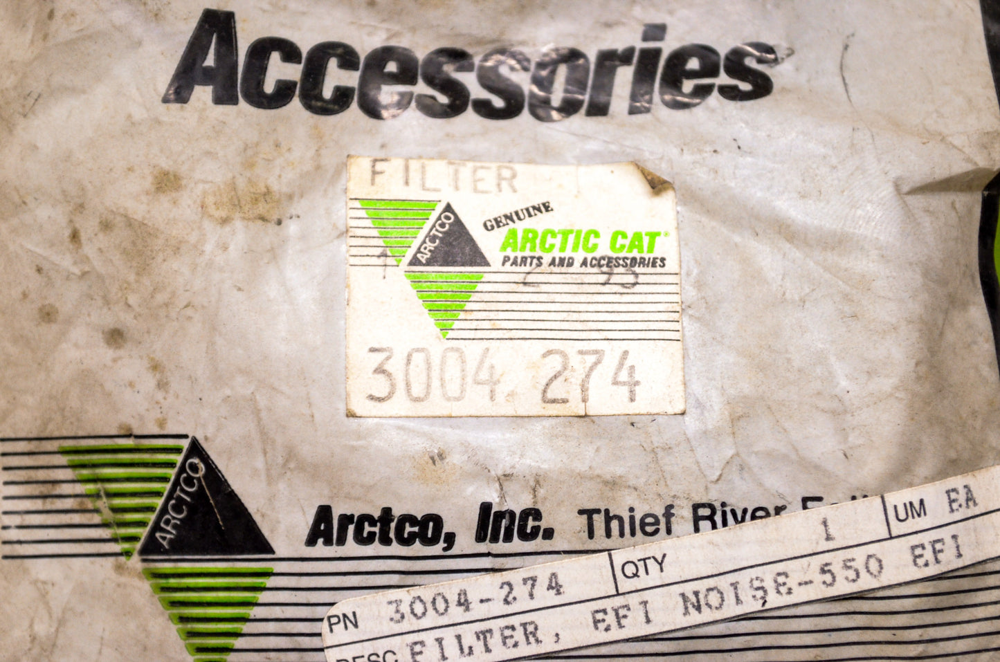 OEM Arctic Cat 3004-274 EFI Noise Filter NOS