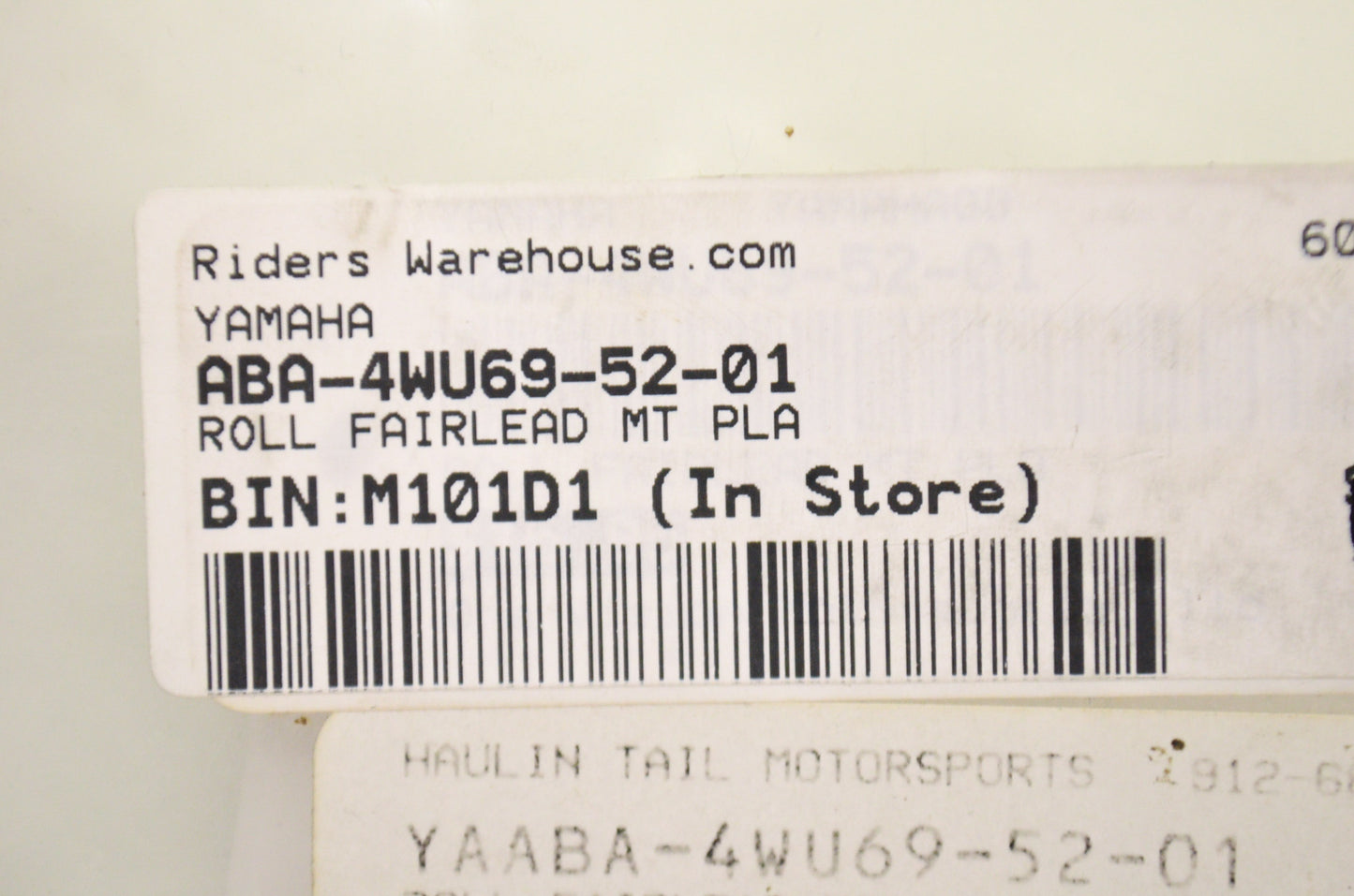 OEM Yamaha ABA-4WU69-52-01 Winch Fairlead Mount NOS