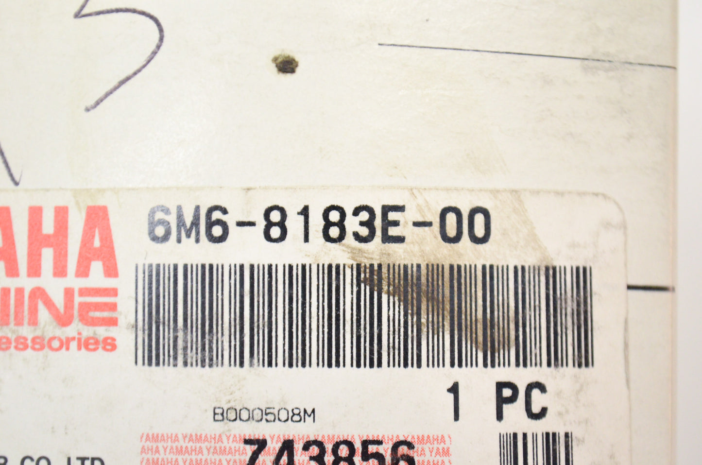 OEM Yamaha 6M6-8183E-00-00 Idle Gear NOS