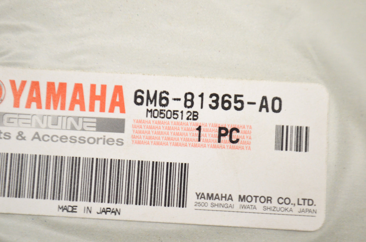 OEM Yamaha 6M6-81365-A0-00 Hole Cover Gasket NOS
