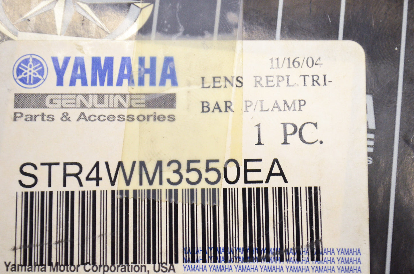OEM Yamaha STR-4WM35-50-EA Str-4Wm35-50-Ea Tri Bar Lamp NOS