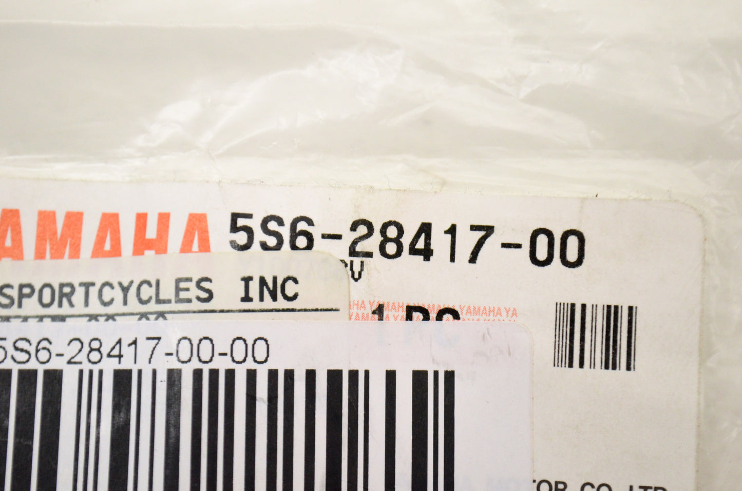 OEM Yamaha 5S6-28417-00-00 Plate NOS