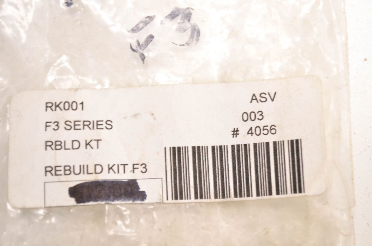 F3 Series Lever Rebuild Kit NOS