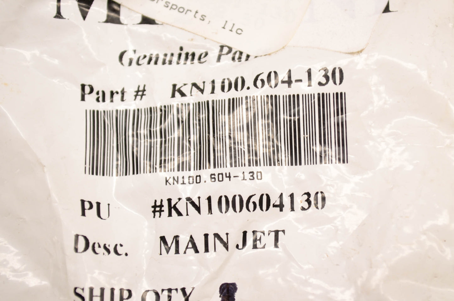 New Mikuni Main Jet #130 QTY 2 NOS