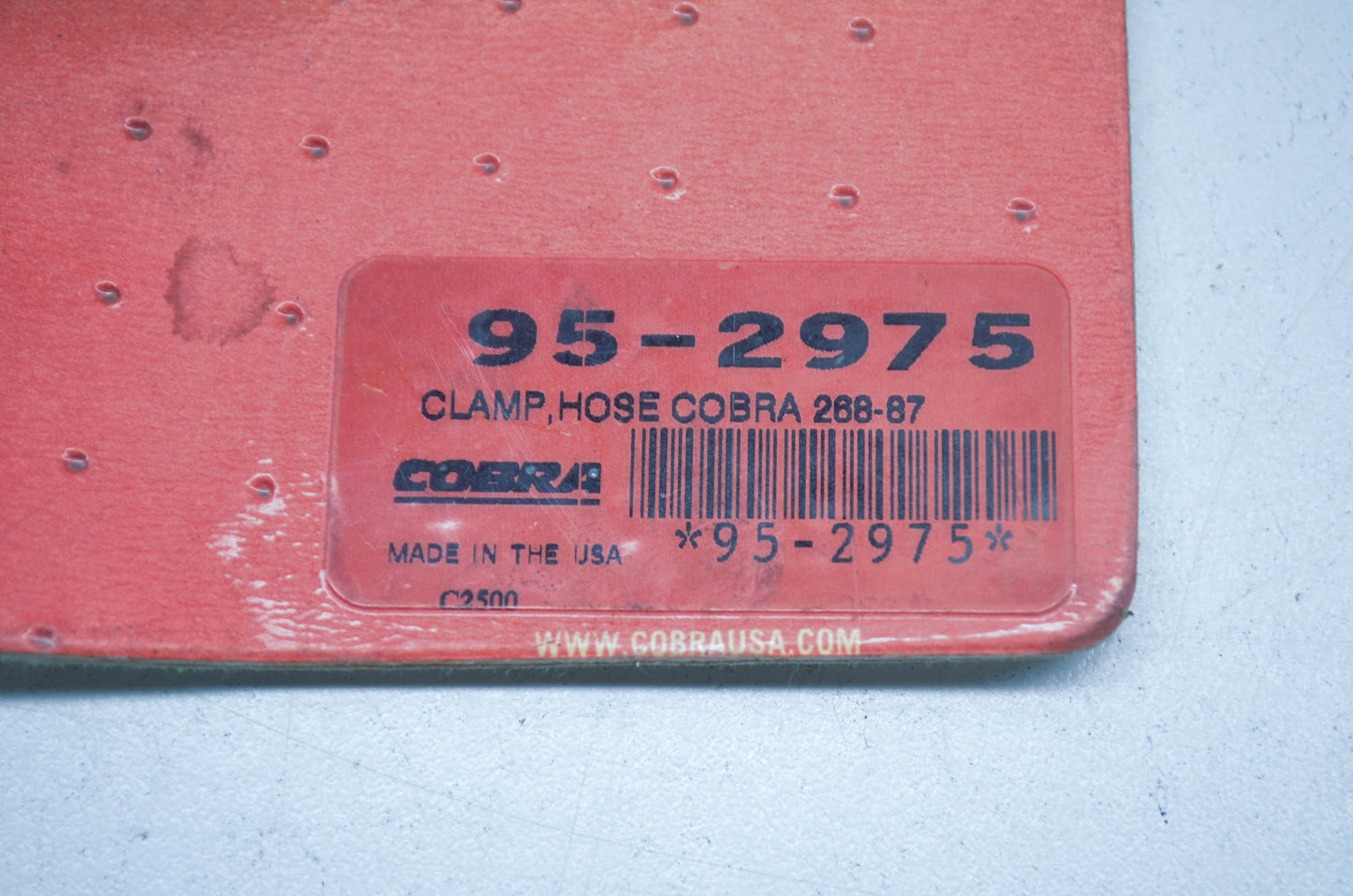 Cobra 95-2975, 95-2975P, 08-1648 Stainless T-Bolt Clamp 35" NOS