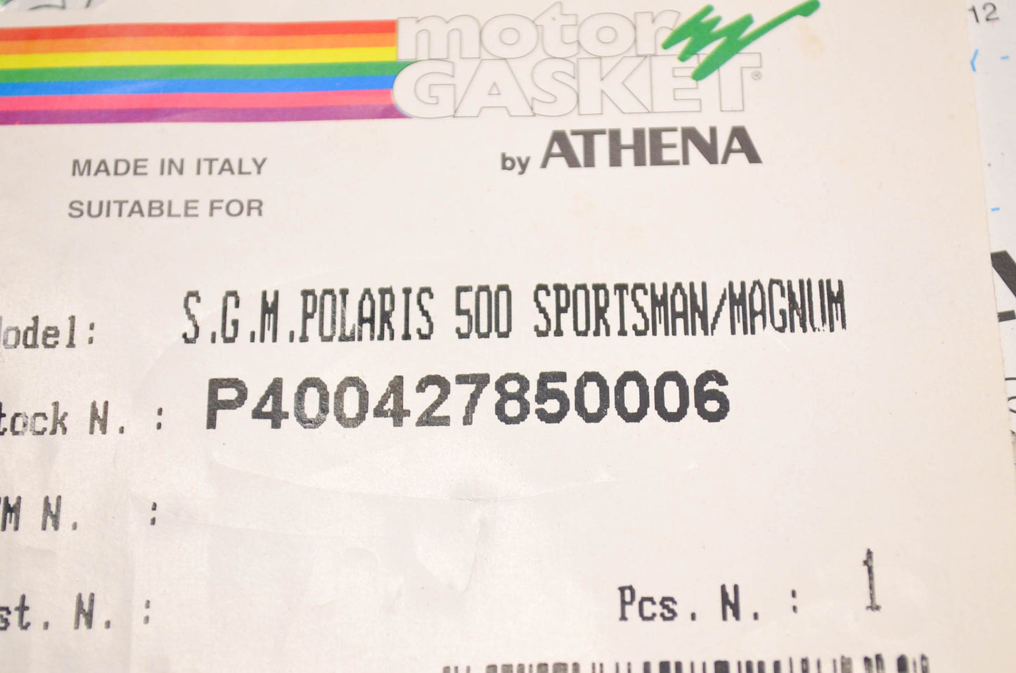 Athena P400427850006 Gasket Kit Polaris NOS