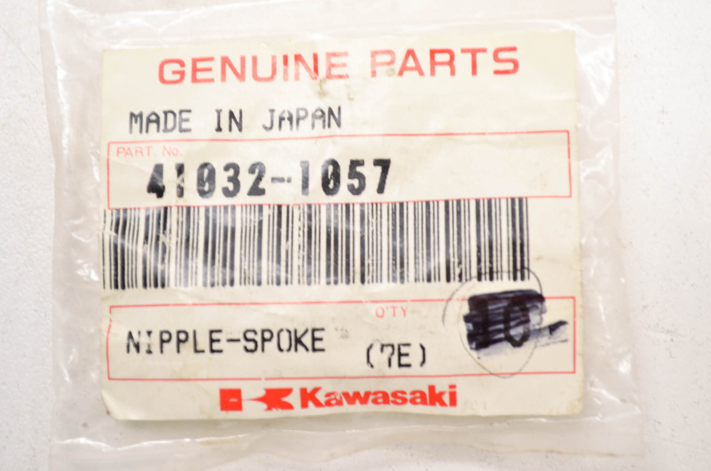 OEM Kawasaki 41032-1057 Spoke Nipple Qty 11 NOS
