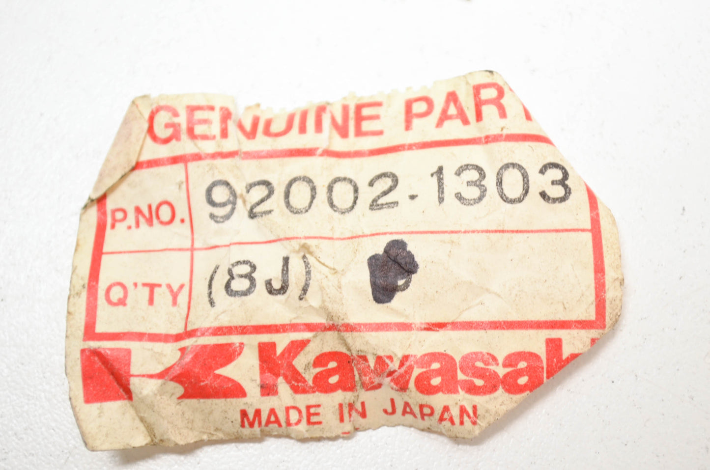 OEM Kawasaki 92002-1303 Bolt 10X40 NOS