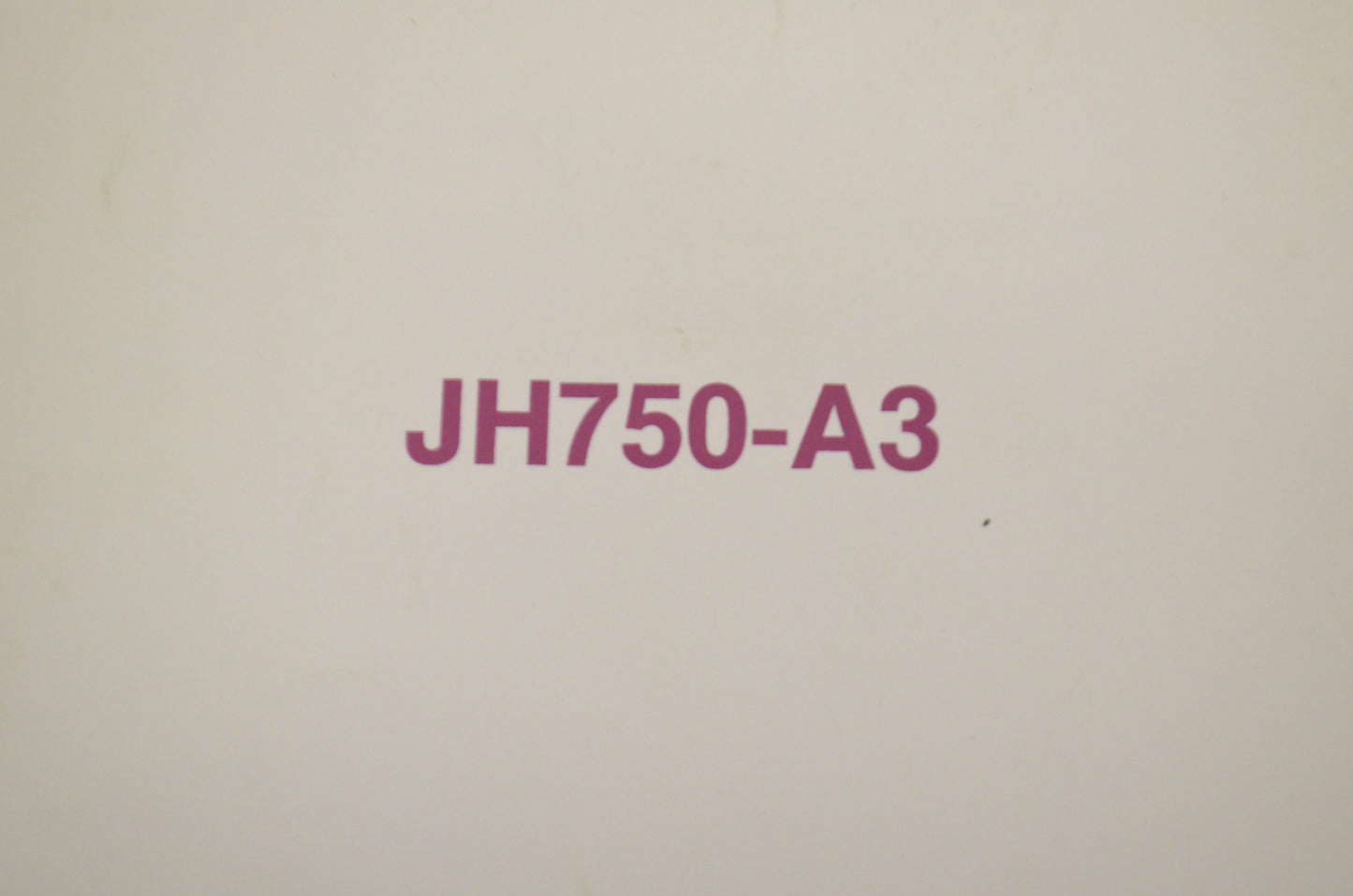 OEM Kawasaki 99920-1652-02 Jet Ski SS JH750-A3 Owner's Manual JH750-A3