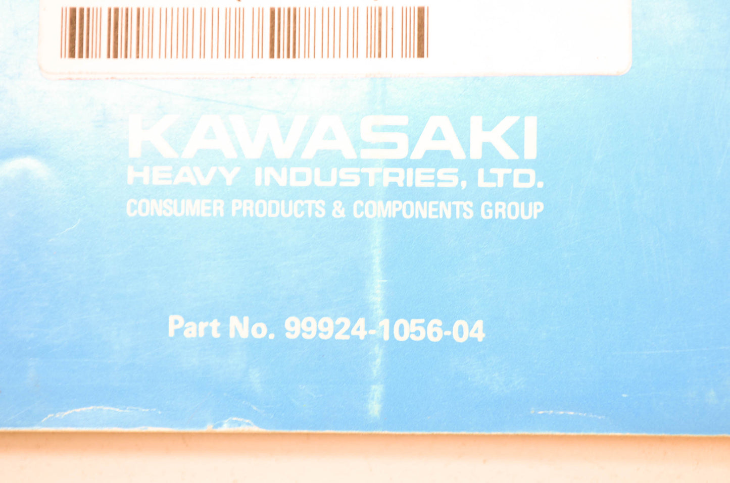 OEM Kawasaki 99924-1056-04 Service Manual BASE EN/EX 450/500 NOS