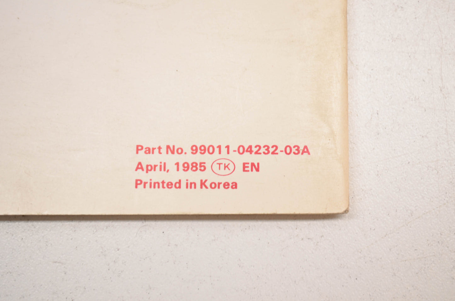 New OEM Suzuki LT50 Owner's Manual NOS