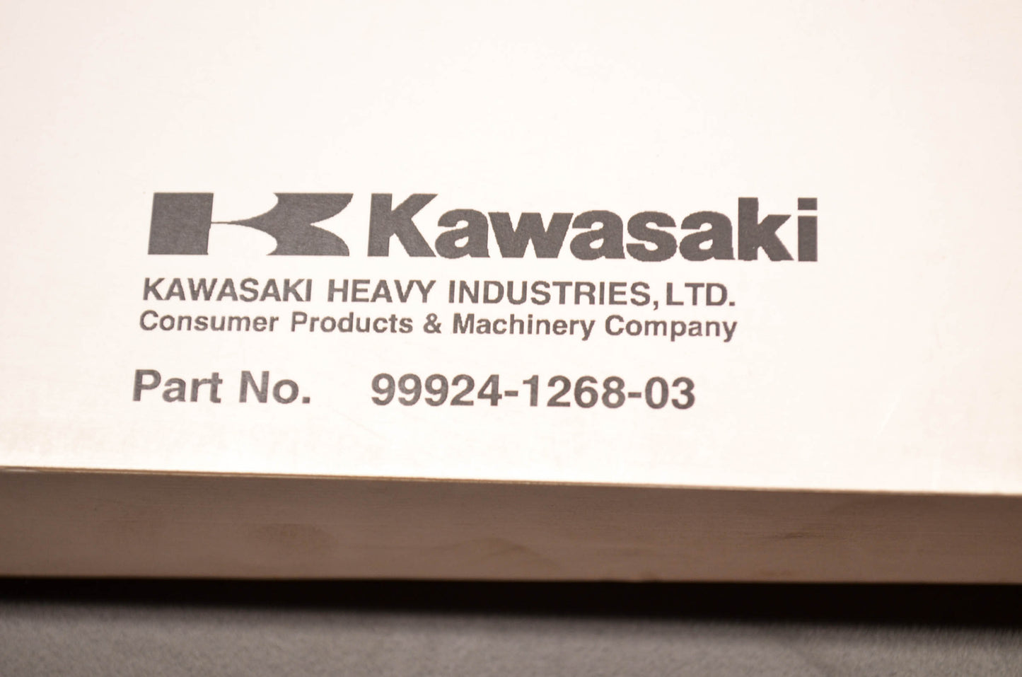 OEM Kawasaki 99924-1268-03 Service Manual VN1500-R NOS