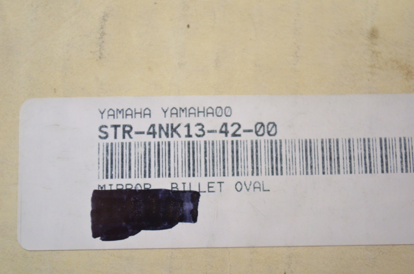 OEM Yamaha STR-4NK13-42-00 Oval Billet Mirror NOS