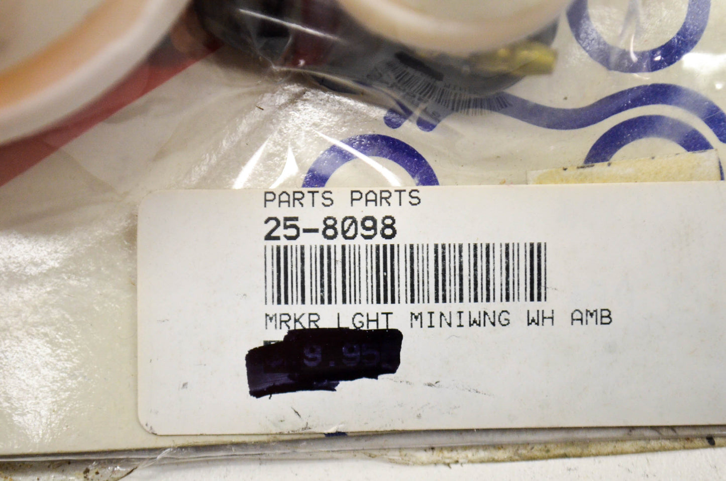 K&S 25-8098 Marker Light White/Amber NOS