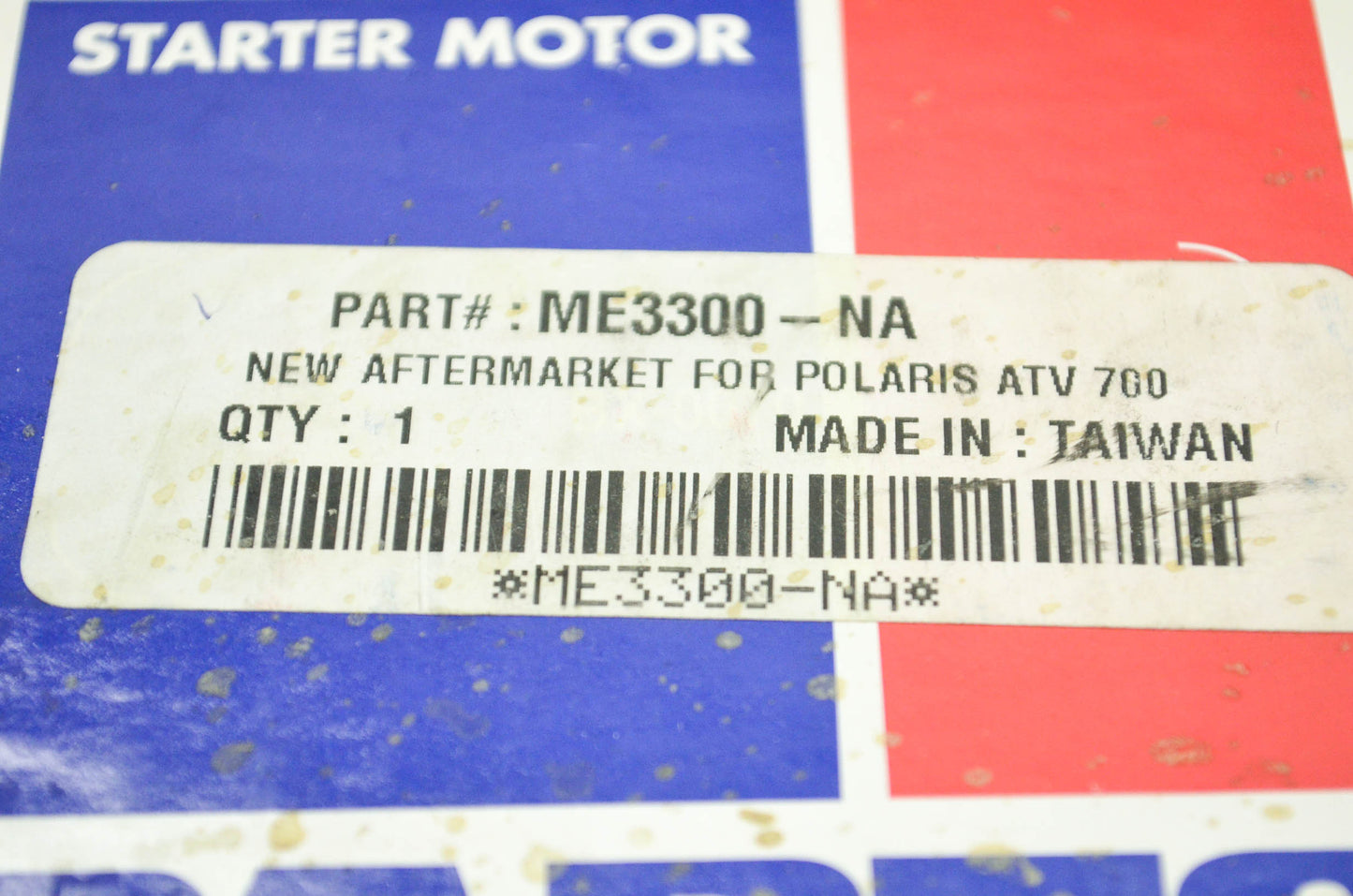 Parts Unlimited ME3300-NA Starter Motor NOS