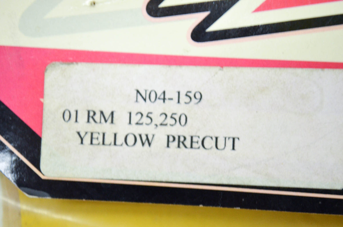 N-Style N04-159 Pre Cut Yellow Backgrounds Suzuki RM125/250 01 NOS