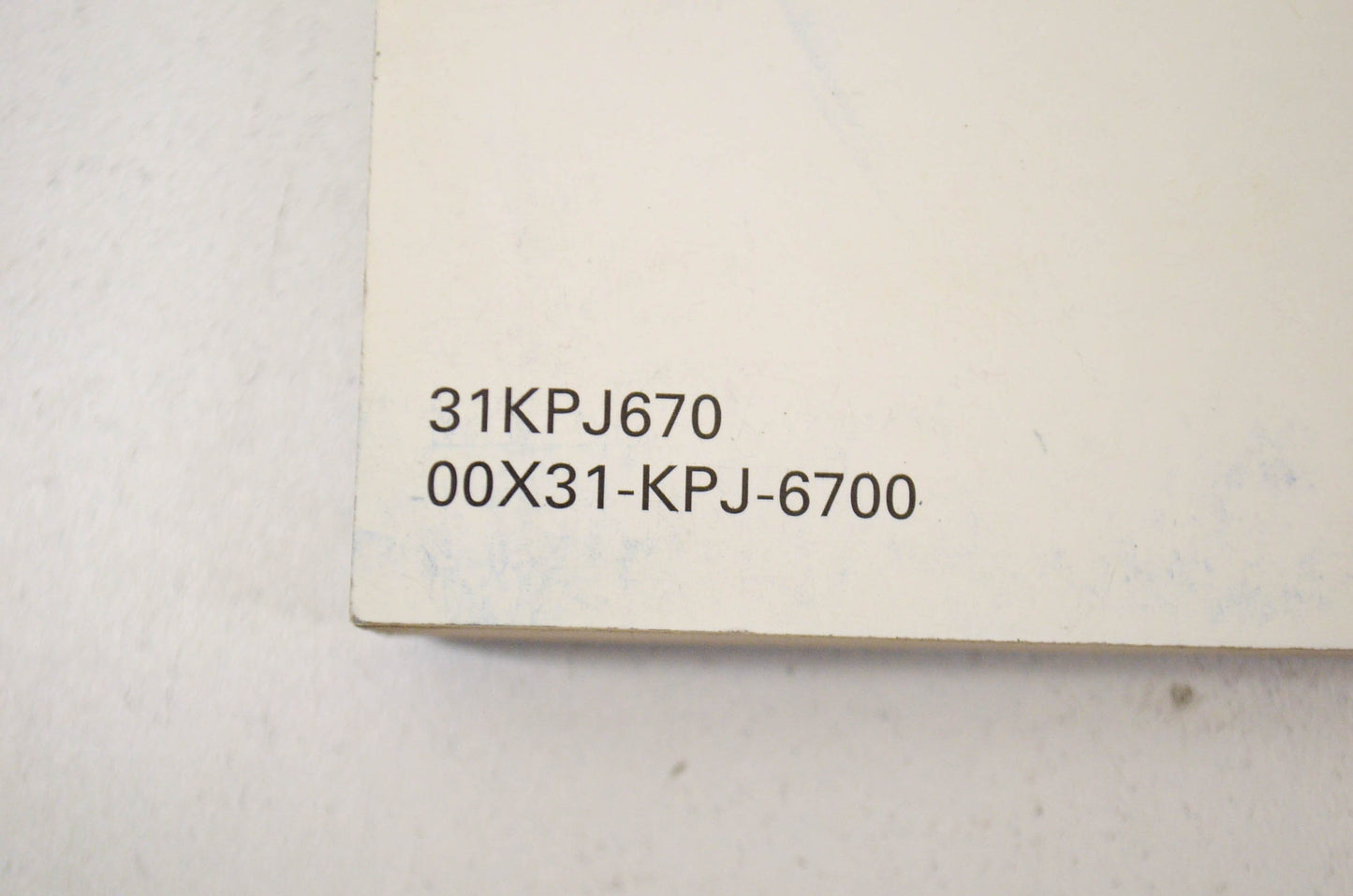 OEM Honda Owner's Manual 08 Nighthawk 08 CB250 Nighthawk. NOS