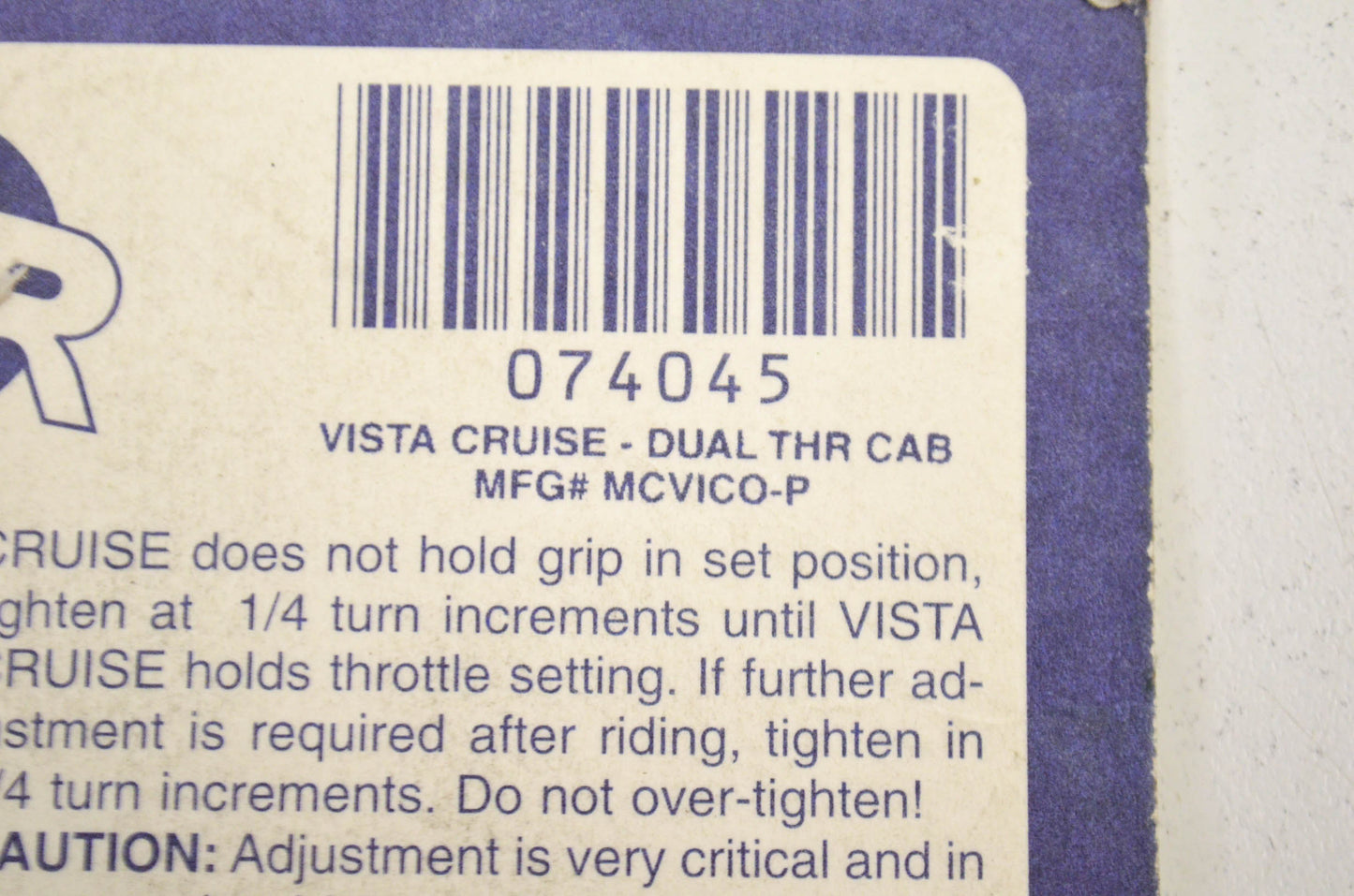 New Sound Off Vista-Cruise Cruise Control NOS