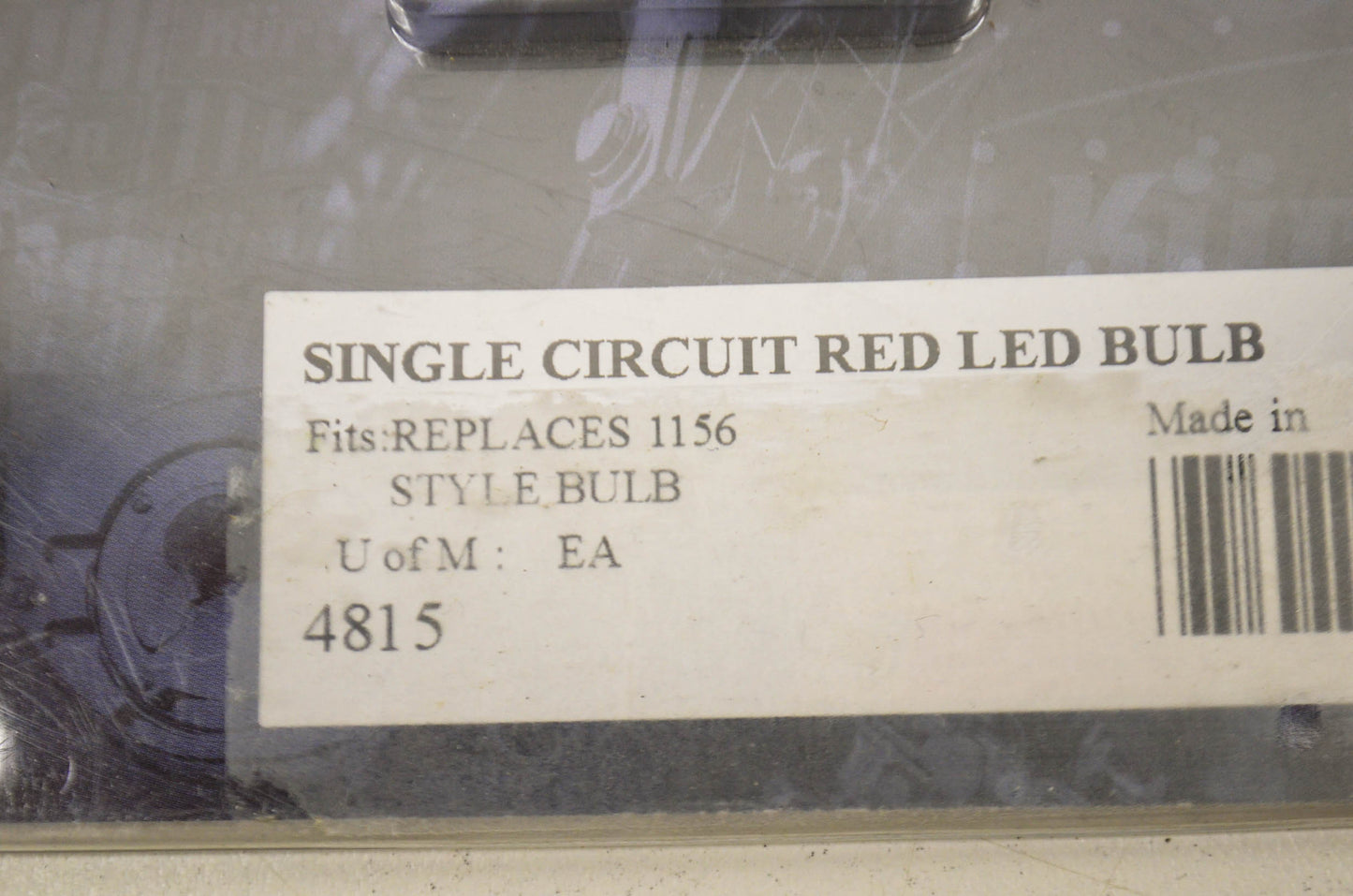 Kuryakyn 2060-0335, 4815, 1156 Single Circuit Red LED Bulb NOS