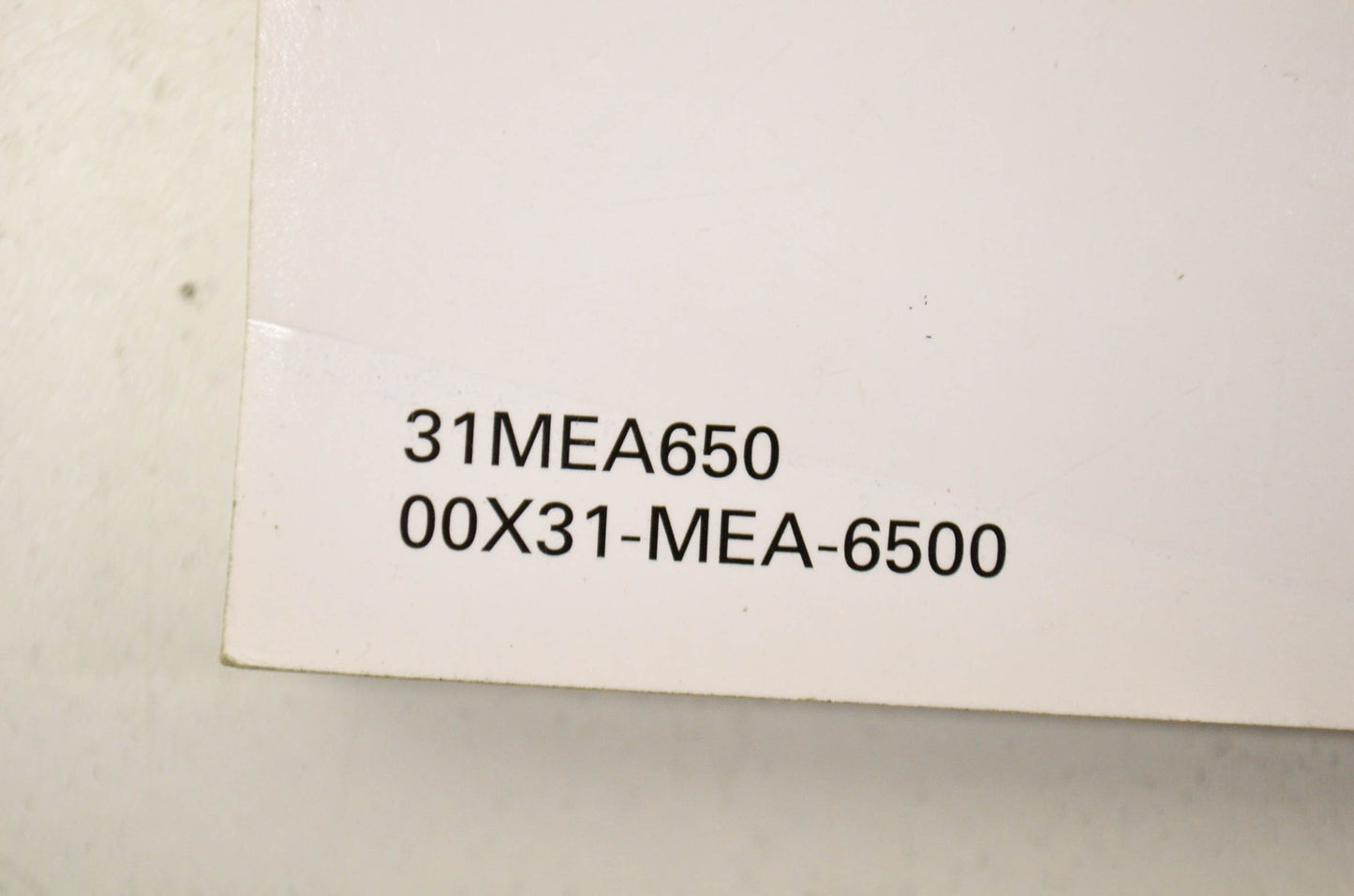 New OEM Honda Owner's Manual VX1300R/T Honda VTX1300R/T 08. NOS