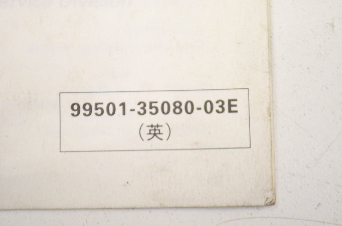 OEM Suzuki 99501-35080-03E Supplementary Service Manual GSX600F GSX600F.