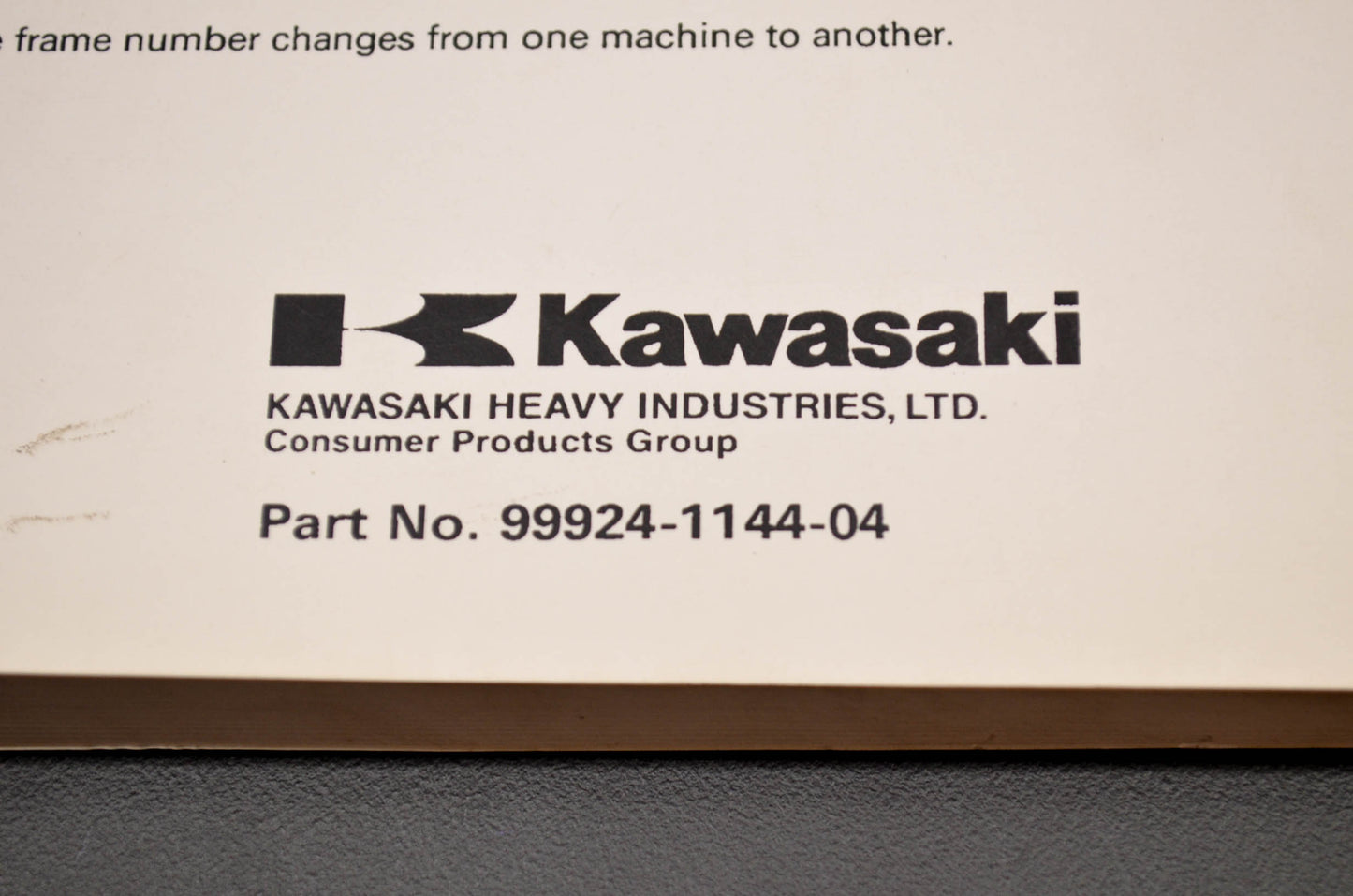 OEM Kawasaki 99924-1144-04 Service Manual KX80/100 NOS