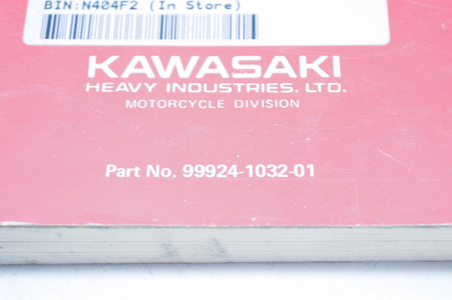 OEM Kawasaki 99924-1032-01 Service Manual KZ1100A/D ZN/B