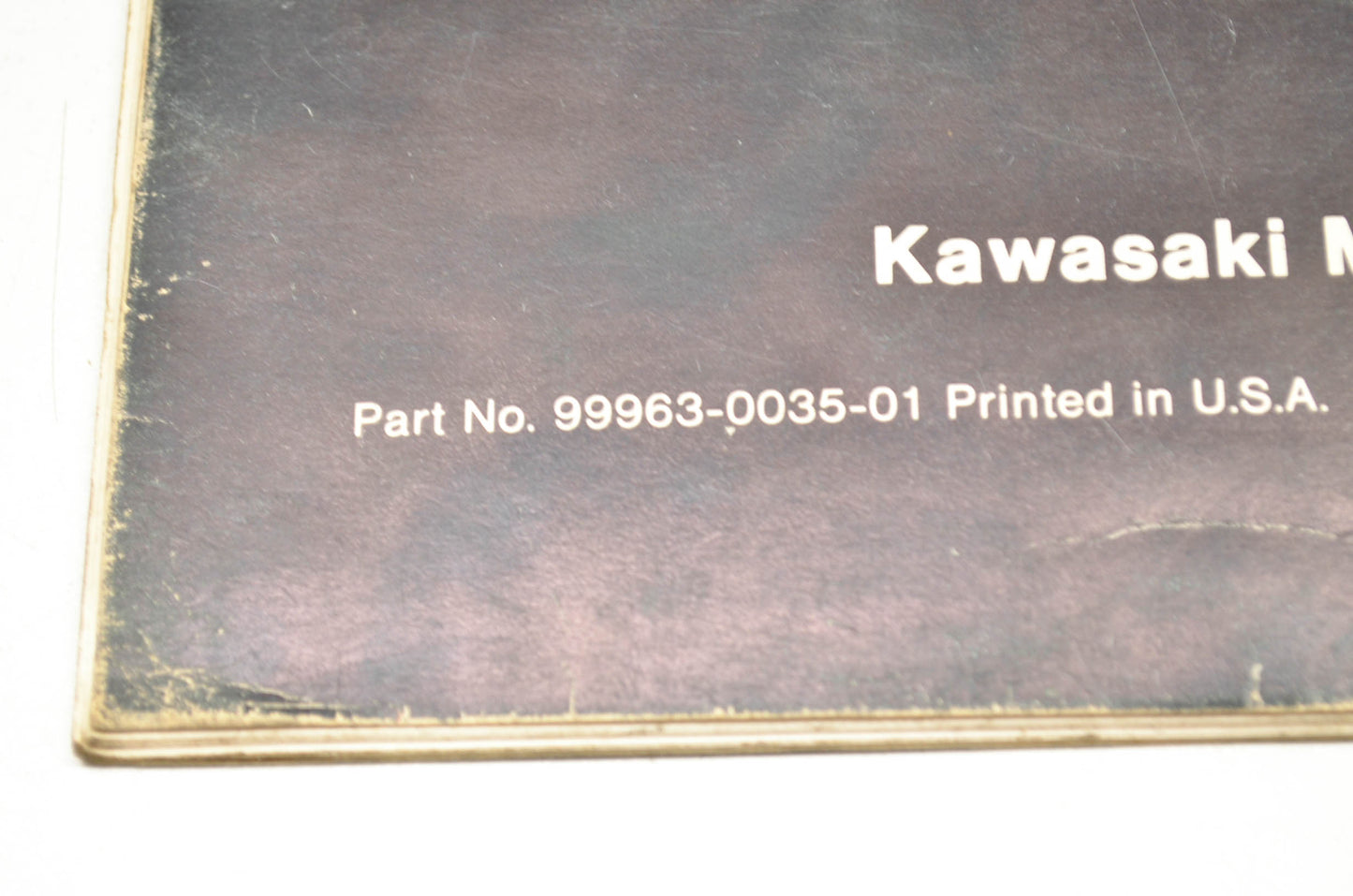 OEM Kawasaki 99963-0035-01 Service Manual Supplement KZ1000G1