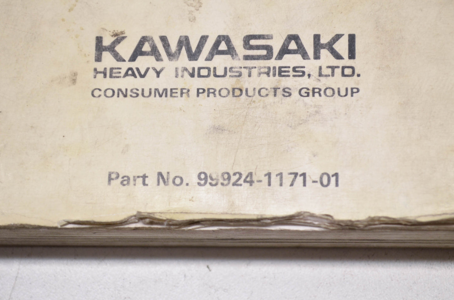 OEM Kawasaki 99924-1171-01 Service Manual ZX900B