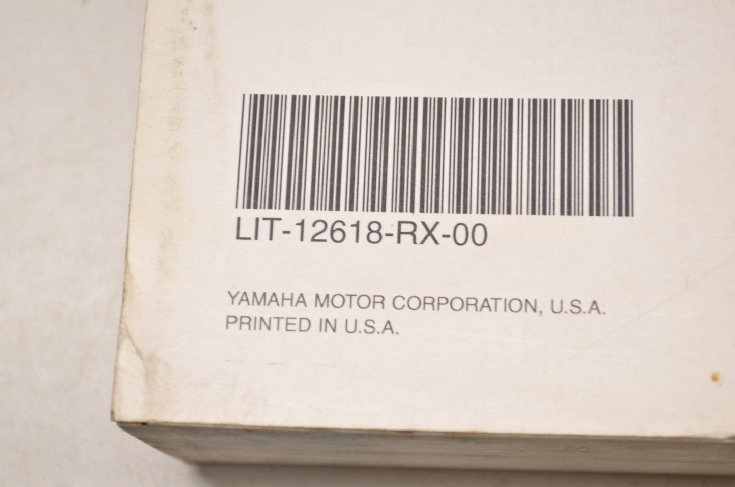 OEM Yamaha LIT-12618-RX-00 Service Manual RX10K/MK/MSK/RK/RSK