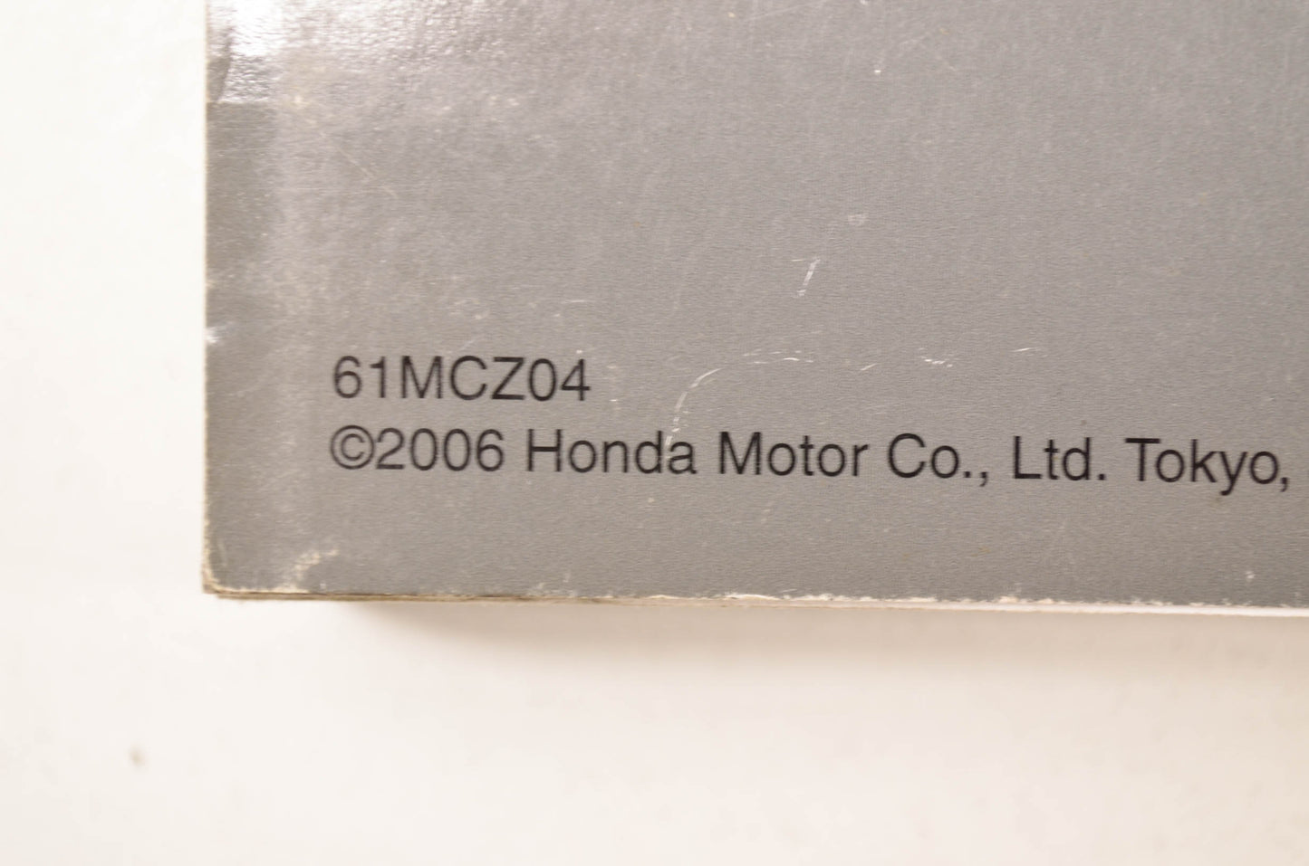 OEM Honda 61MCZ04 Service Manual CB900F 02-06