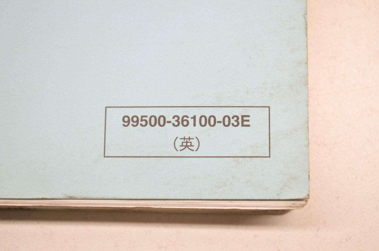 OEM Suzuki 99500-36100-03E GSF600S Service Manual