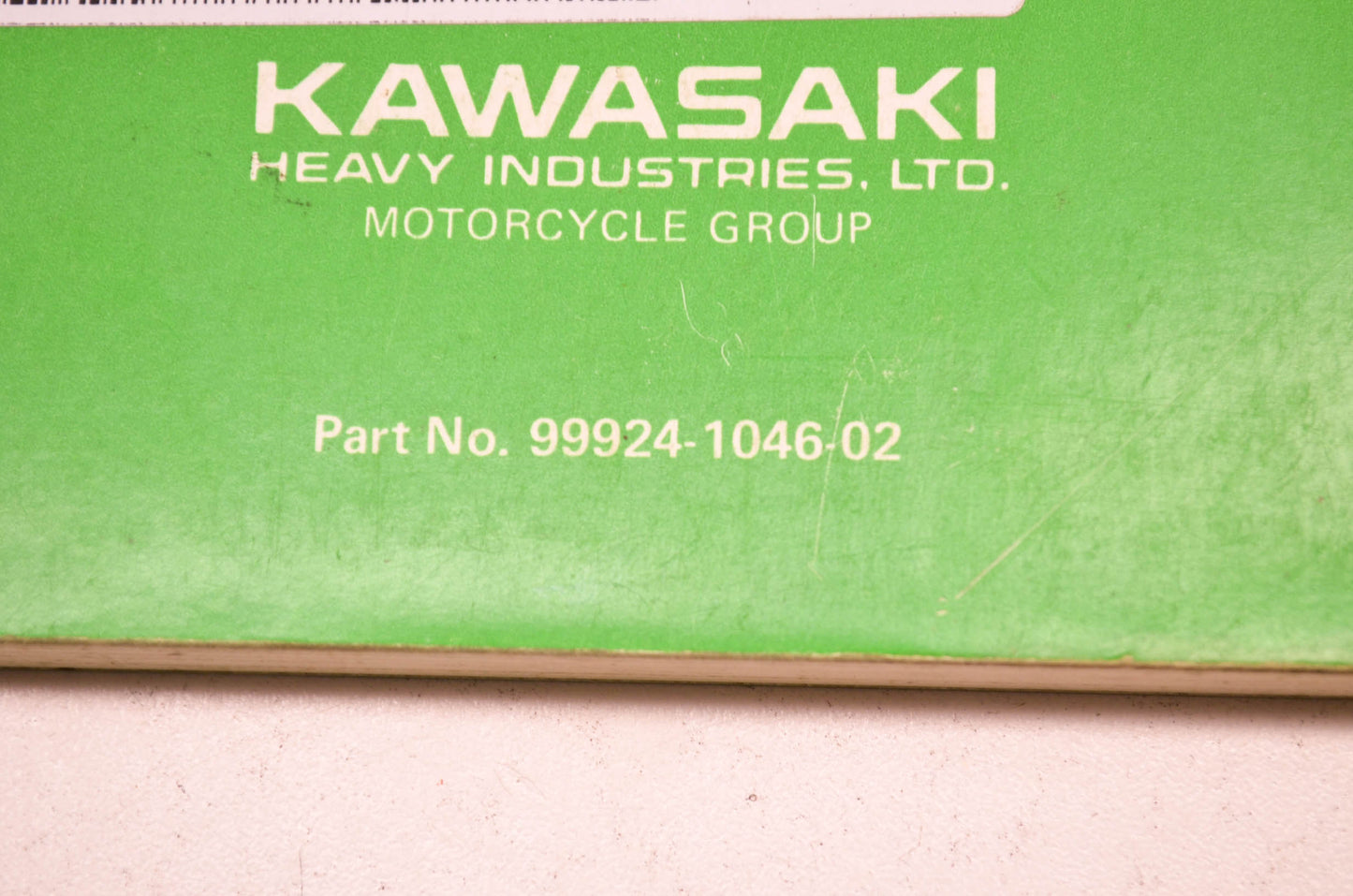 OEM Kawasaki 99924-1046-02 Service Manual KXT250A