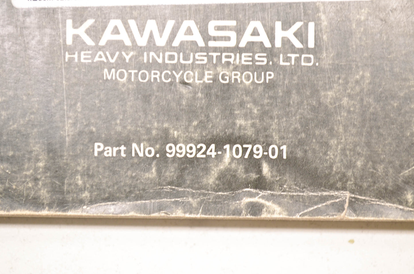 OEM Kawasaki 99924-1079-01 Service Manual ZX750F