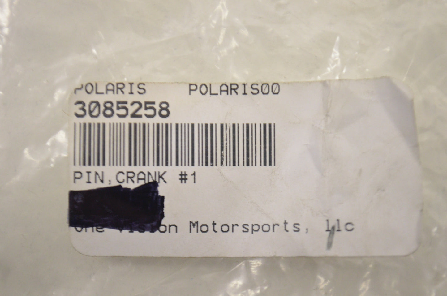 OEM Polaris 3085258 Crank Pin #1 NOS