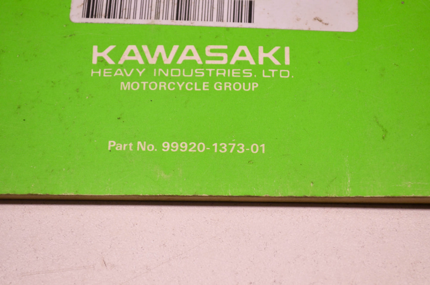 OEM Kawasaki 99920-1373-01 Owner's & Service Manual KDX80C4
