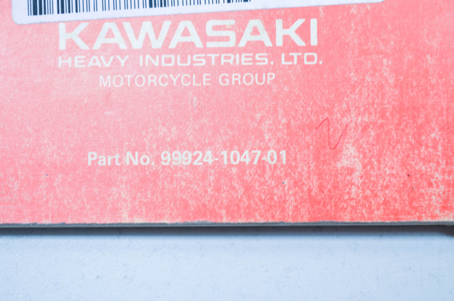 OEM Kawasaki 99924-1047-01 Service Manual KLT110