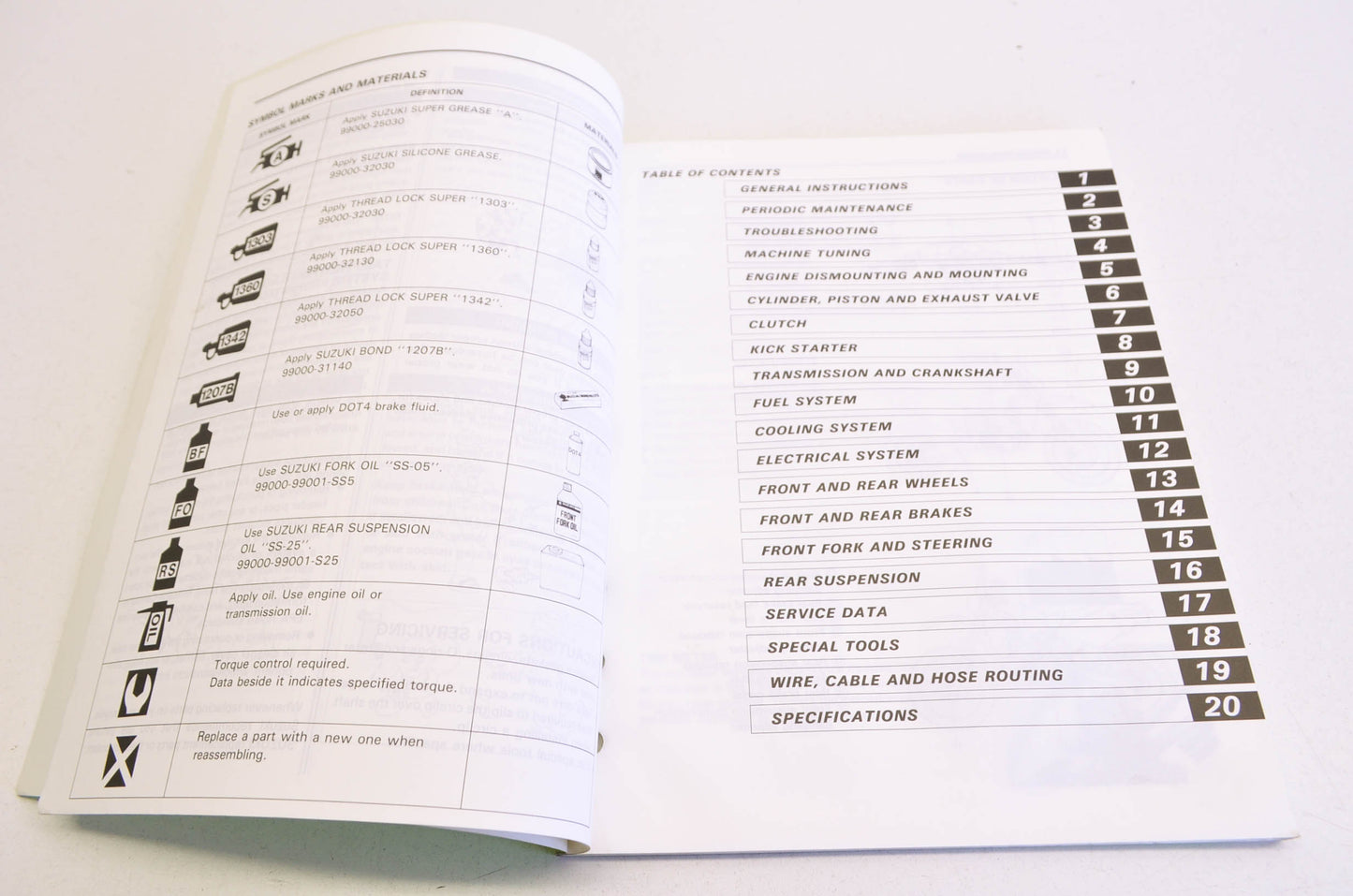 OEM Suzuki 99011-05D58-03A RMX250 Owner's Service Manual