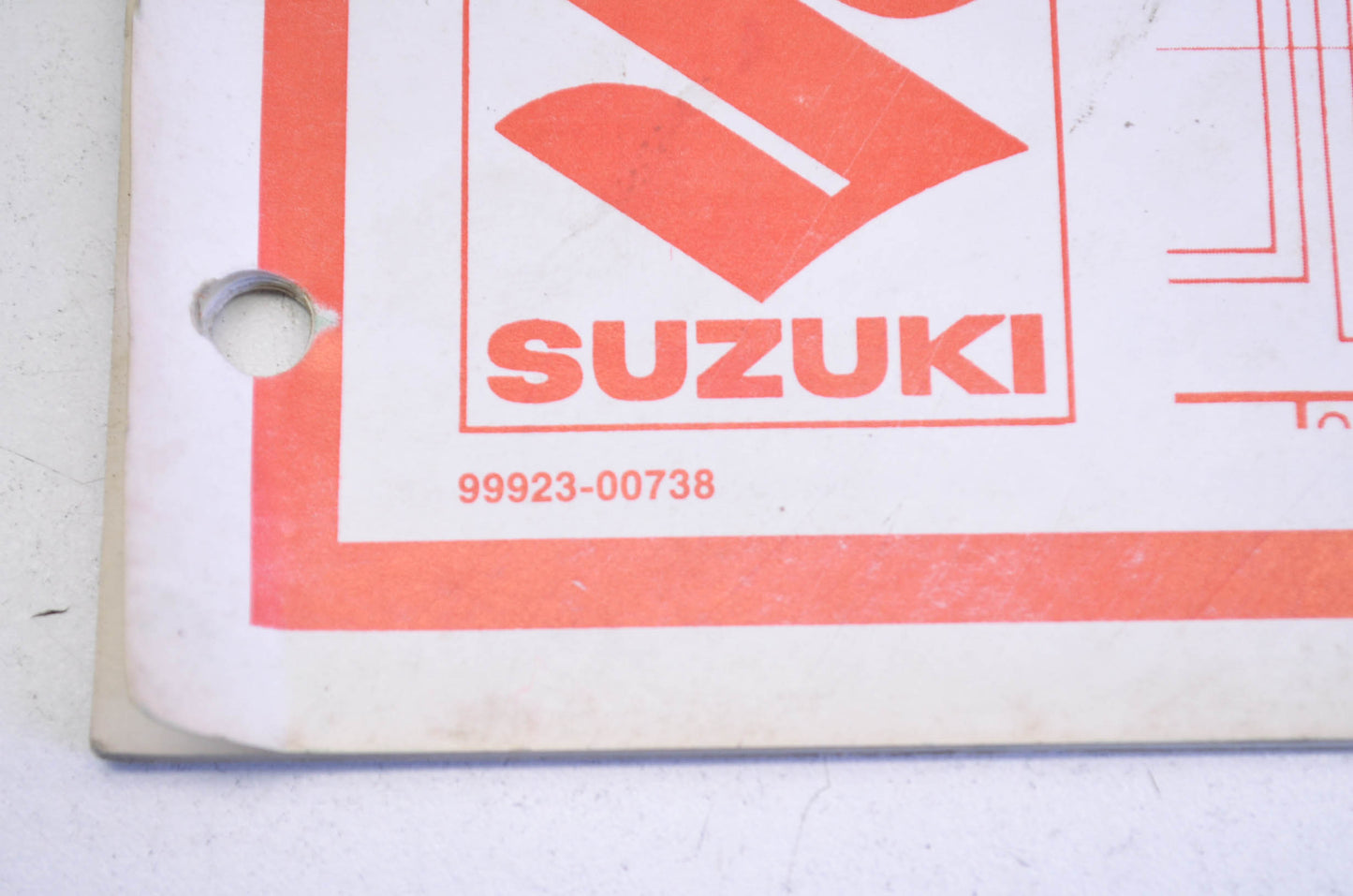 OEM Suzuki 99923-00738 78 C Model Wiring Diagram Manual