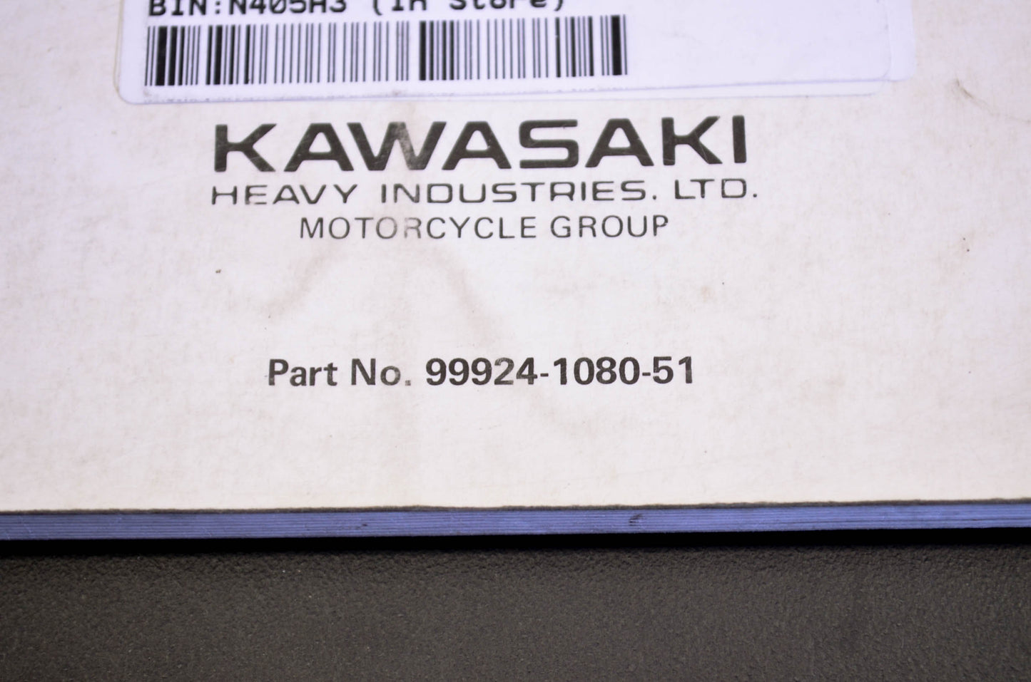 OEM Kawasaki 99924-1080-51 Service Manual Supplement KL650A