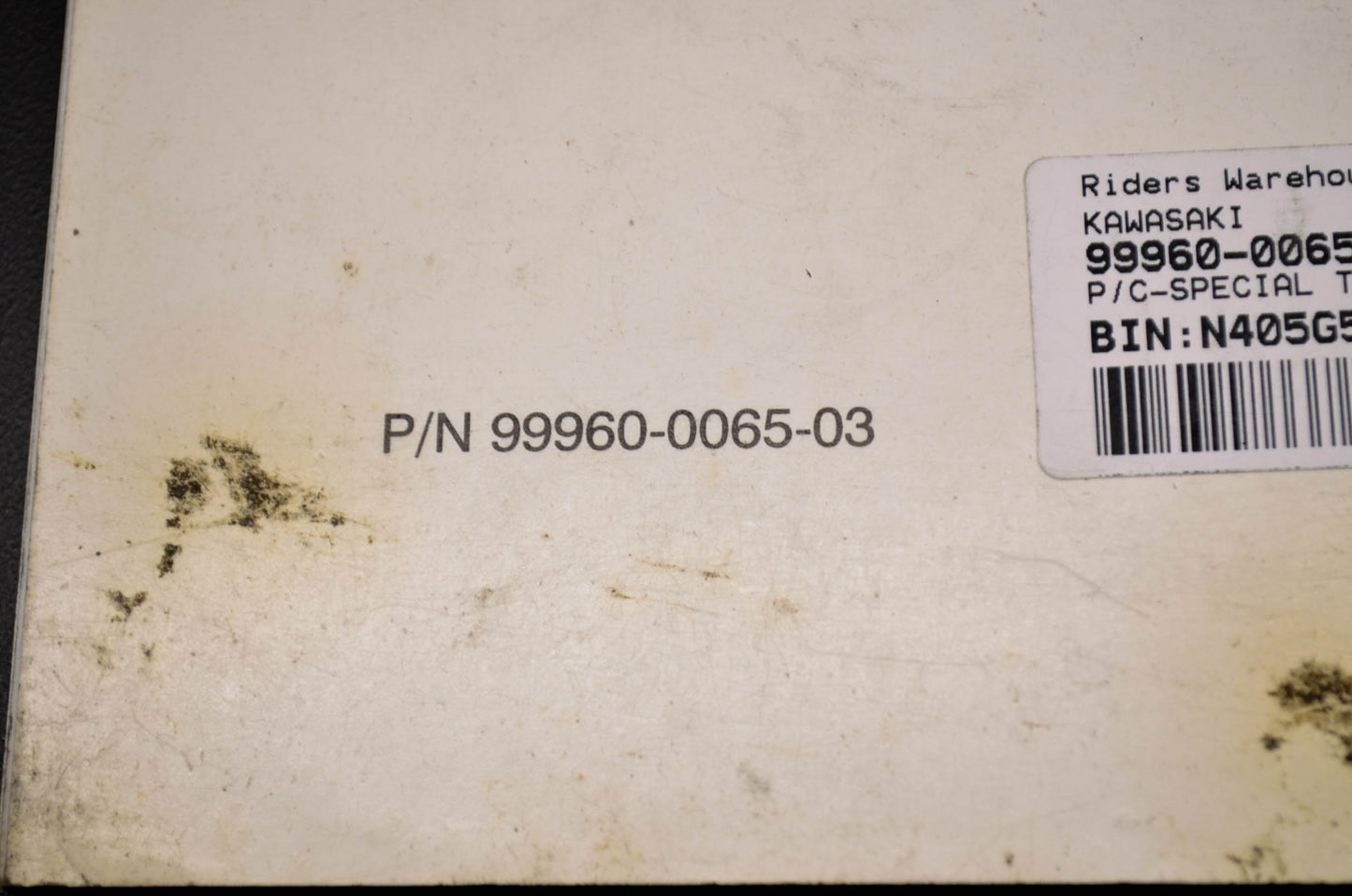 OEM Kawasaki 99960-0065-03 Special Tool Parts Catalog