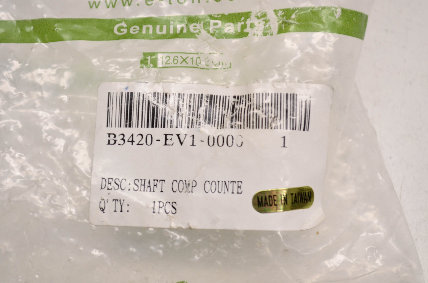 E-Ton B3420-EV1-0000 Counter Shaft NOS